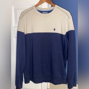 Izod Advantage Performance Stretch in Blue and Cream